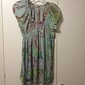 Butterfly screenprint blouse